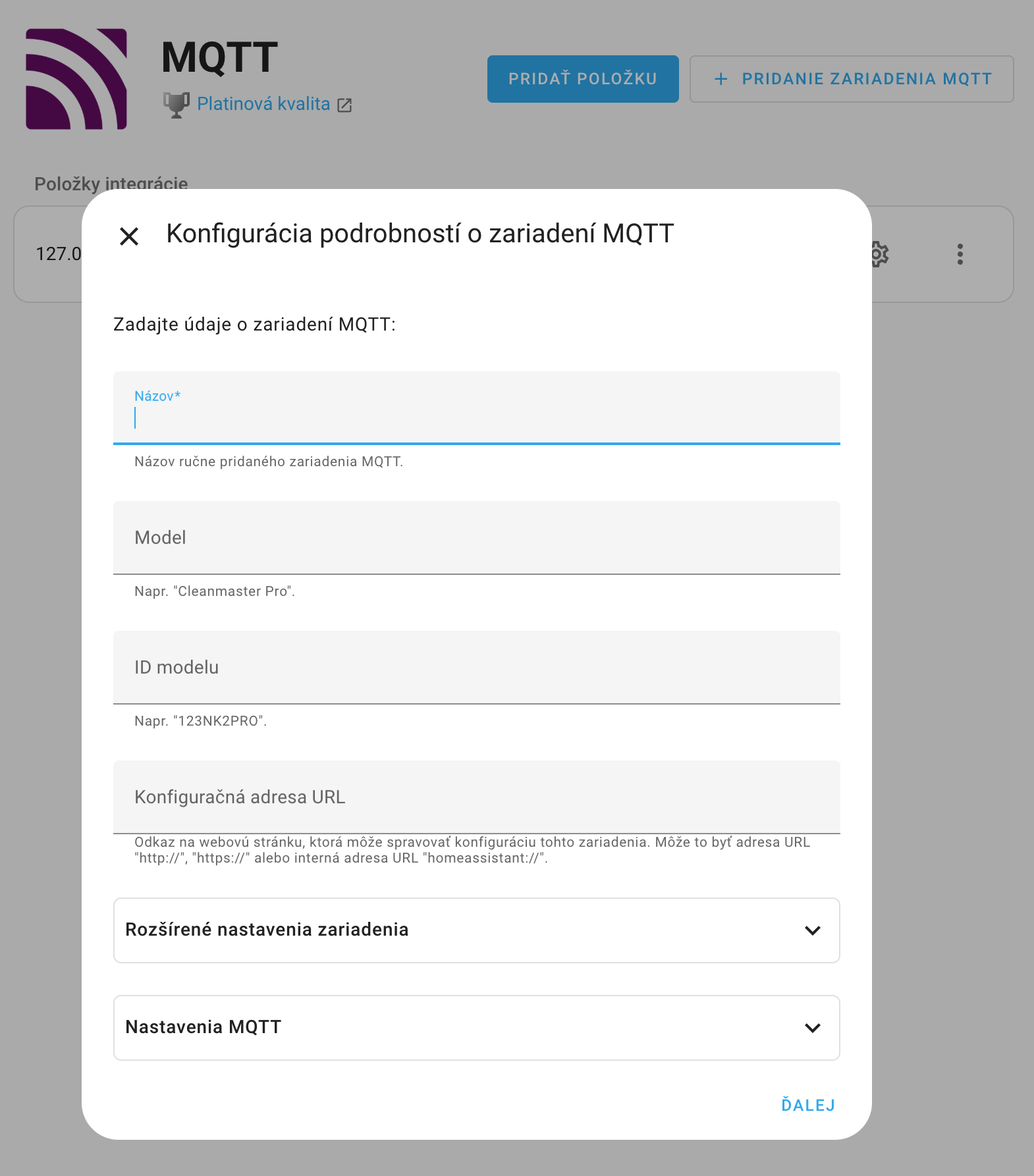 Integrácia podpoložiek. alter-text