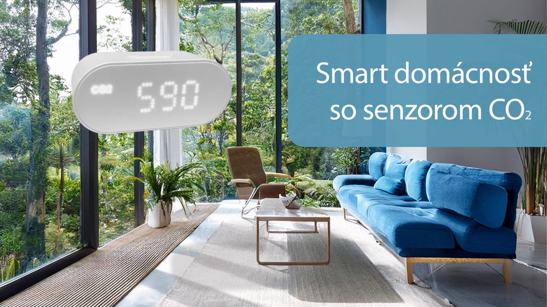 V smart domácnosti so senzorom CO2 bývame zdravšie