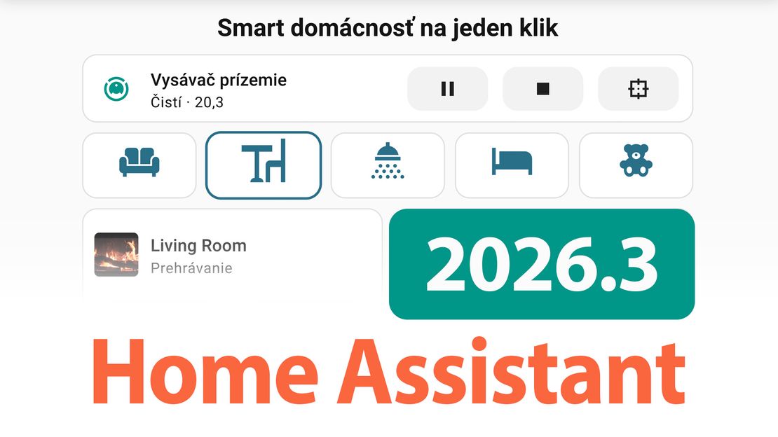 Home Assistant 2026.3 povysáva podlahy v jednotlivých izbách